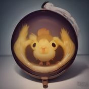 美咲结衣资讯站主编林晓萌的工作照，坐在装有多块显示器的编辑工作站前，神情专注，背景为整洁的现代办公环境
